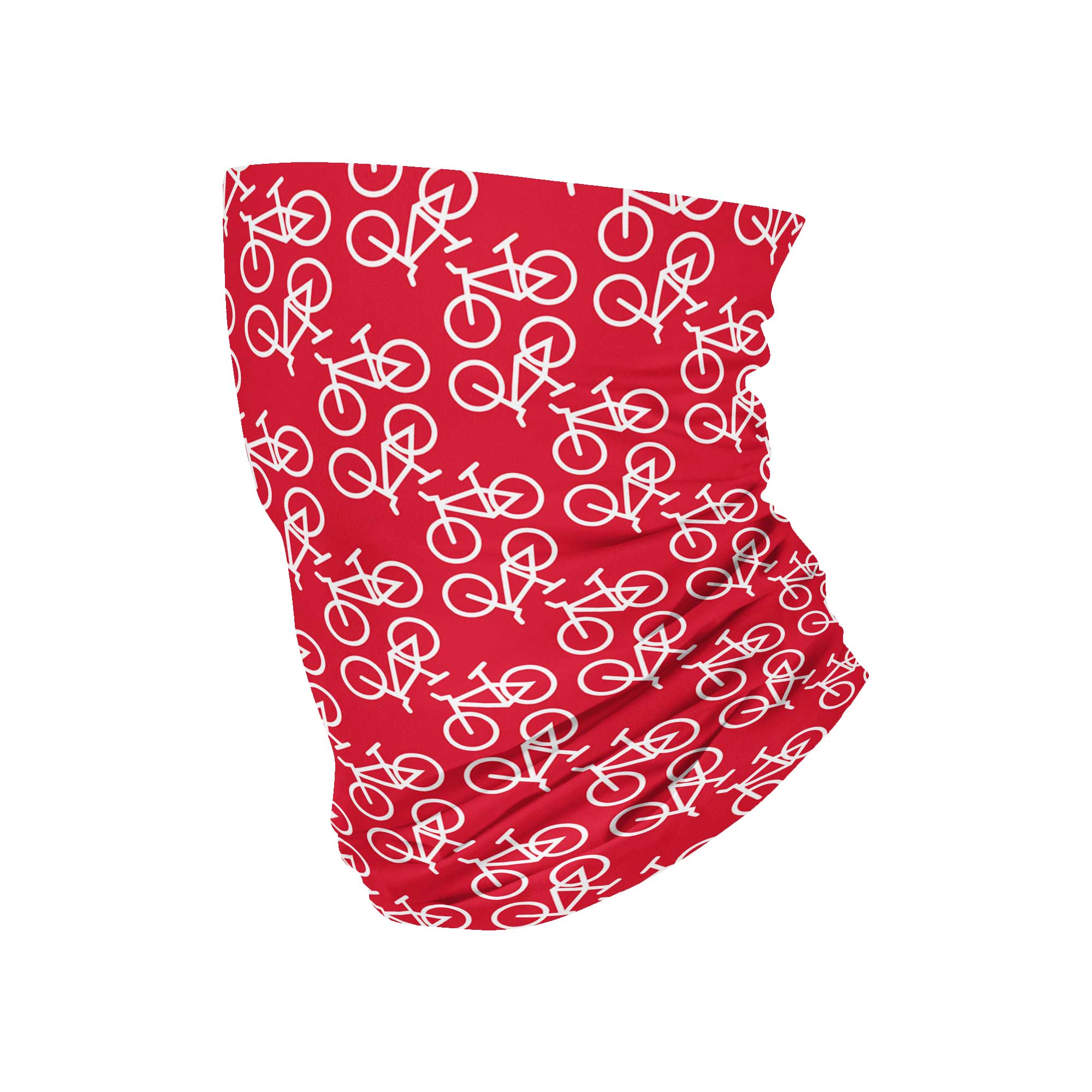 Red Bike Neck Gaiter fits Kids, Youth and PetiteNeck Gaiter - My E Three