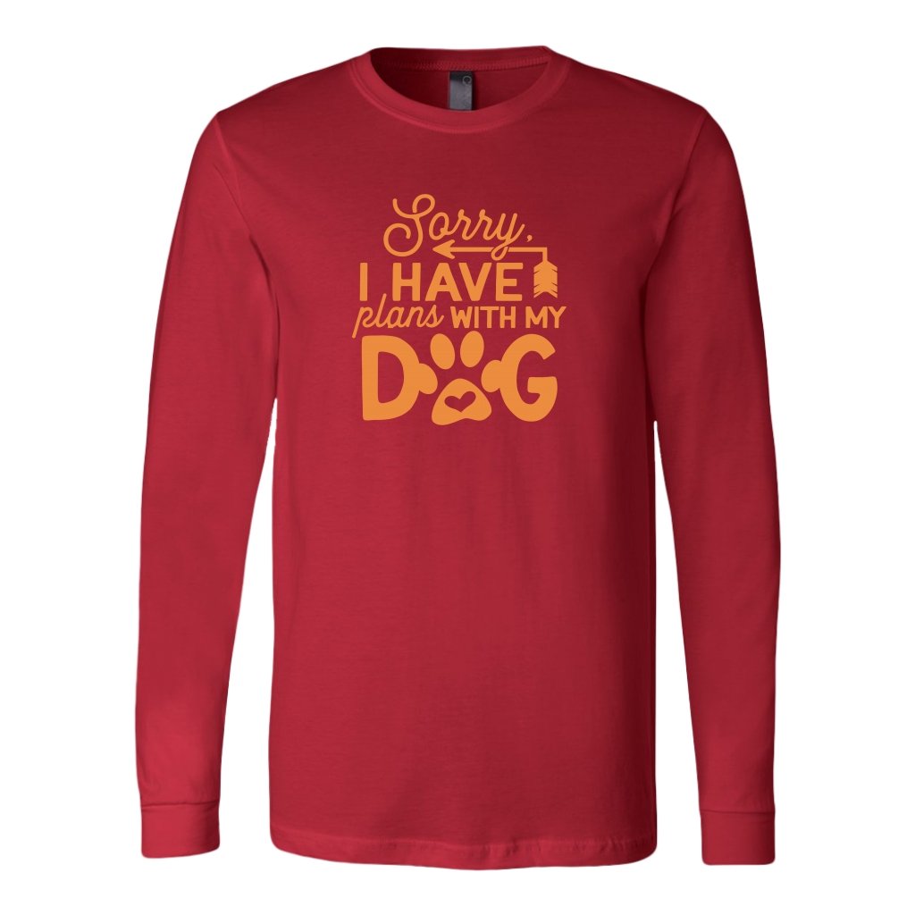 Sorry I Have Plants With My Dog Long Sleeve ShirtT-shirt - My E Three