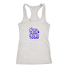 Sorry im Only Talking To My Cat Today Racerback TankT-shirt - My E Three