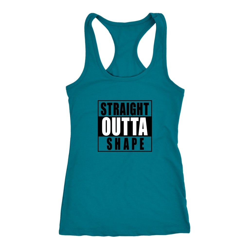 Straight Outta Shape Racerback TankT-shirt - My E Three