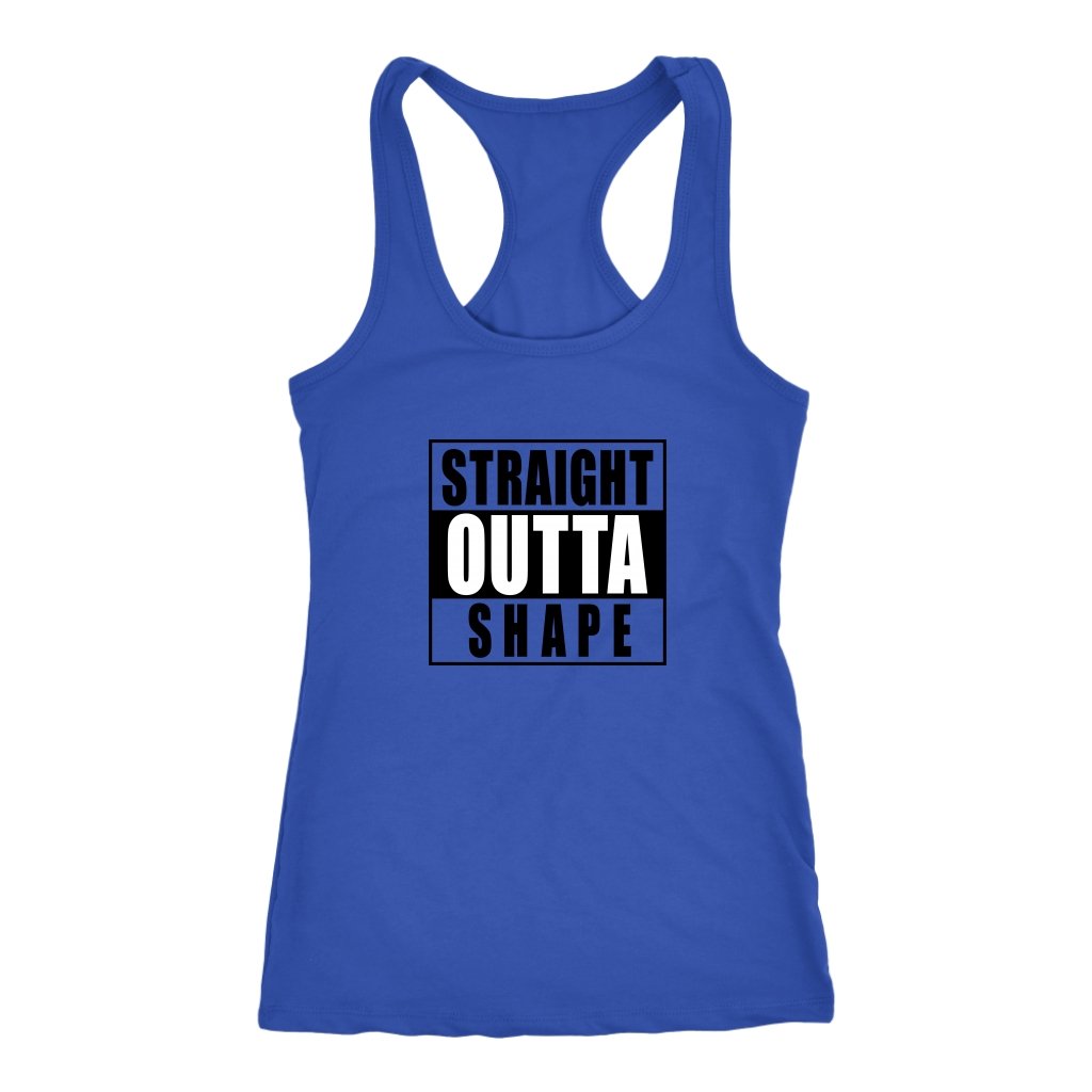 Straight Outta Shape Racerback TankT-shirt - My E Three