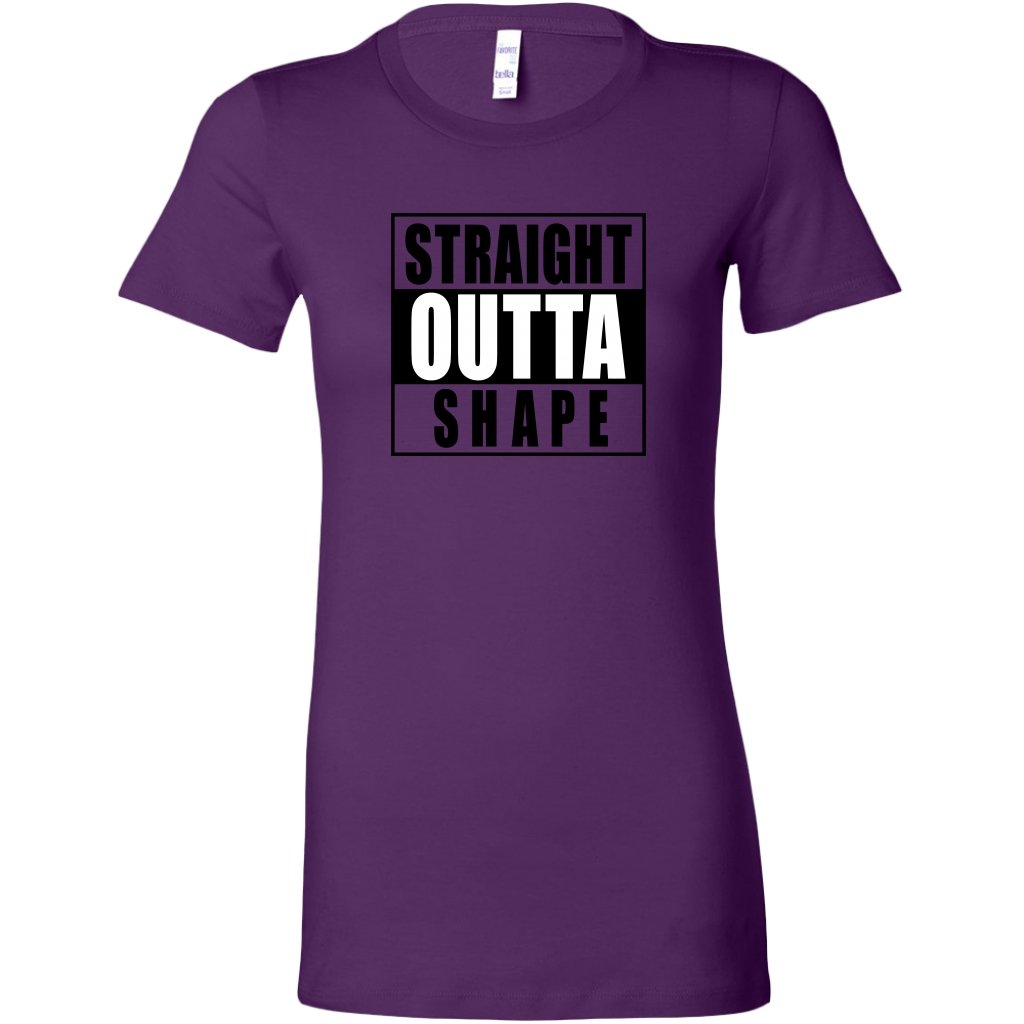 Straight Outta Shape Womens Shirt - My E Three