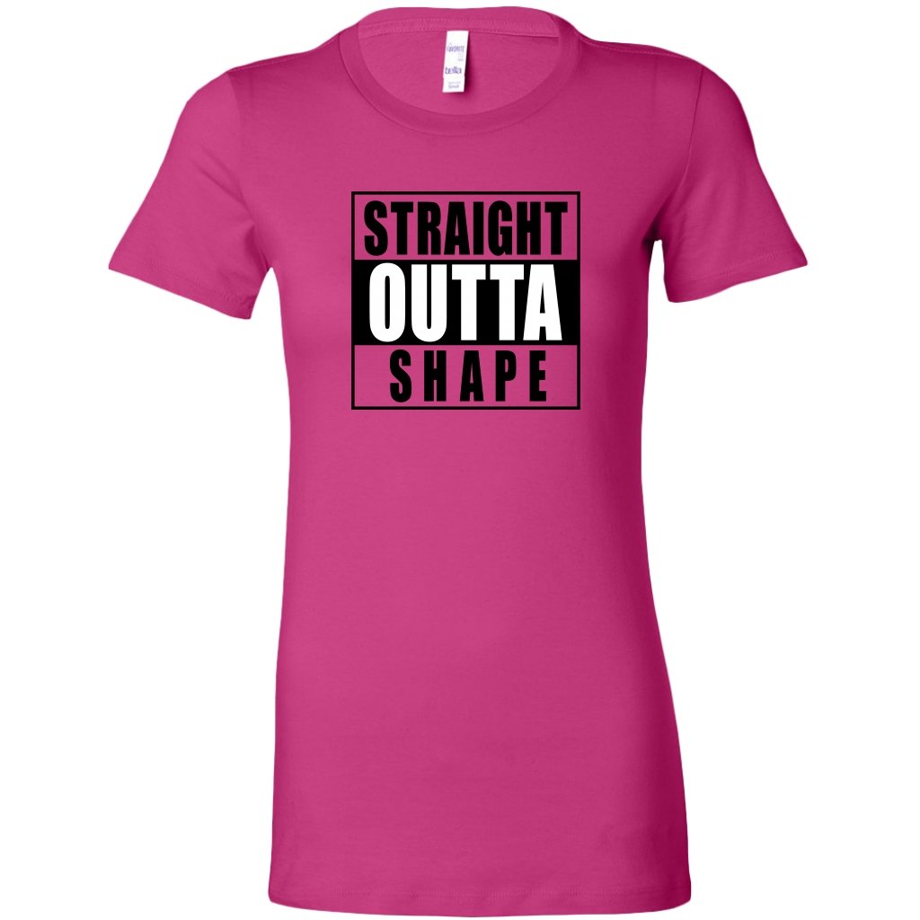 Straight Outta Shape Womens Shirt - My E Three