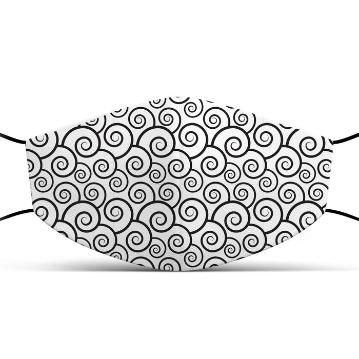 Swirls mask with pocket – My E Three