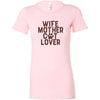 Wife Mother Cat Lover Womens ShirtT-shirt - My E Three
